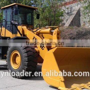 ZL50 Yineng loader shan dong Cat engine YN wheel loader with grass grasper /clamp Shan dong