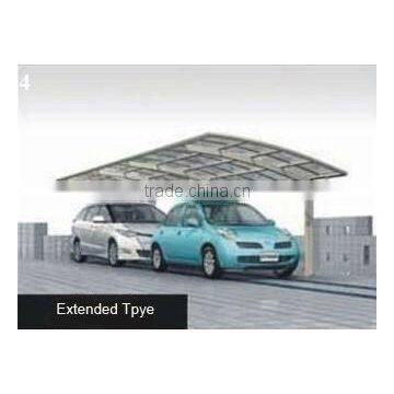 Aluminium Frame and Solid Polycarbonate Sheet Used Carports for Sale HX113 photo-3