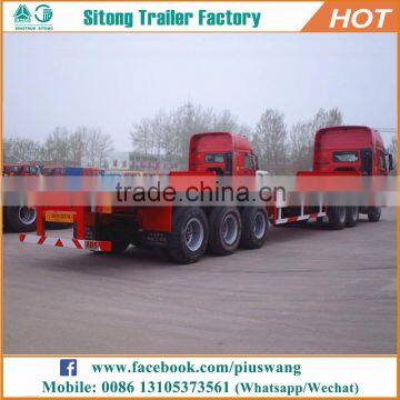 Competitive Price Durable Container Carrier Semi-trailer 20 Foot Flatbed Trailer photo-4