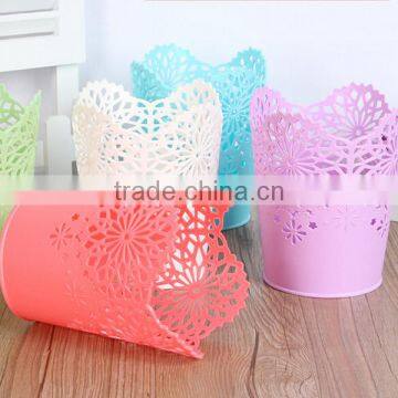 Mini plastic flowerpots garden pots