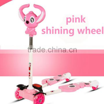 new design foldable kick scooter for kids 3 wheels baby scooter