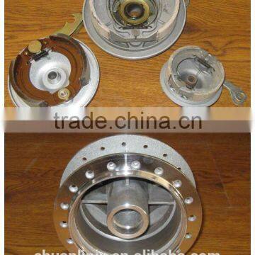 Motorcycle rear brake assembly