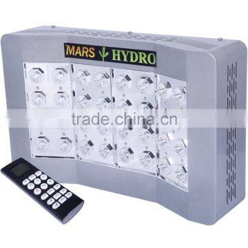 Hydroponics System New Product MarsPro Cree128 LED Grow Light 2 years warranty high power 5W LED chip led brightness led light