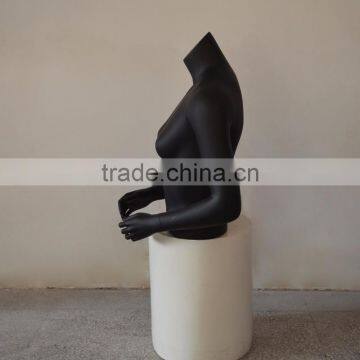 Wholesale Torso Upper Body Woman Sport Mannequin Fiberglass Female Half Body Dummy photo-4
