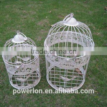 Vintage Large Handmade Round Wedding Decorative Bird Cage photo-6