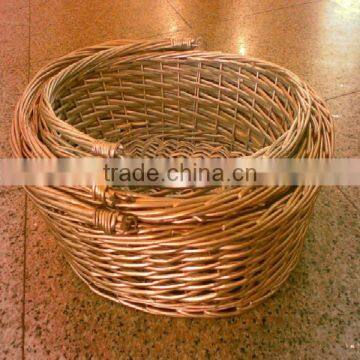 2016 fashion eco-friendly woven cheap wicker baskets with handle wholesale