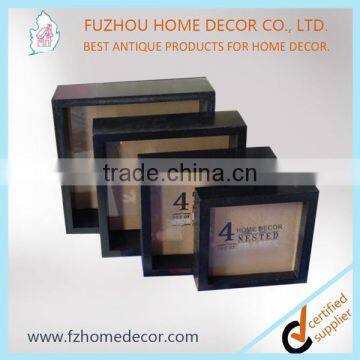 High Quality Wooden Shadow Box Frame Wholesale MDF Picture Frame Photo Frame