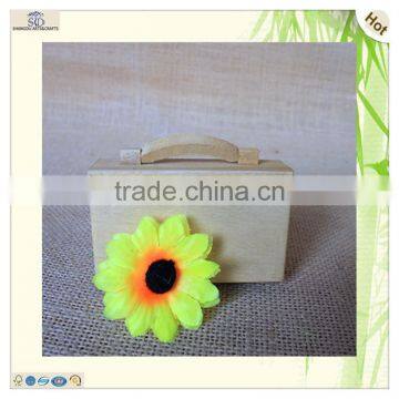 Shabby Chic Portable Carrying Magnet Close Wood Box photo-2