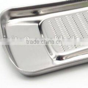 Cy288 Ginger Garlic Hard Cheese Grinder Stainless Steel Grater Shredder Press Crusher Chopper Tool photo-6
