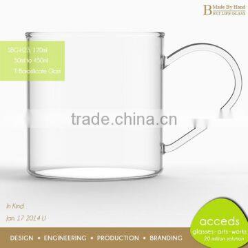 Heat-Resistant Professional Custom Handle Wine Glass Cup photo-4