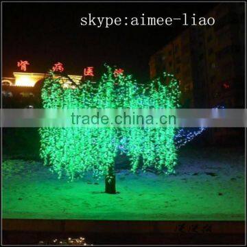 Q123007 cheap led tree party decoration led lighted willow tree