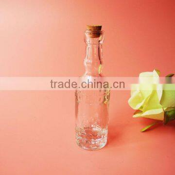 Mini Long Cut Flower Glass Container With Wooden Cover photo-3