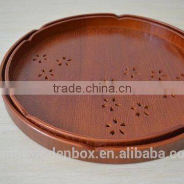 100%Handmade Natural Wooden fruit Tray