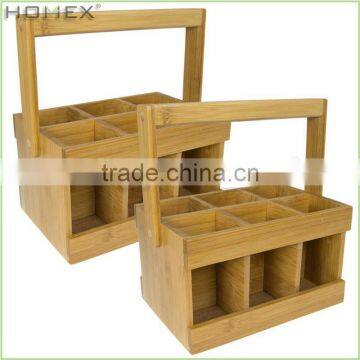 Silverware Utensil Caddy/Bamboo Storage Caddy/Homex_BSCI