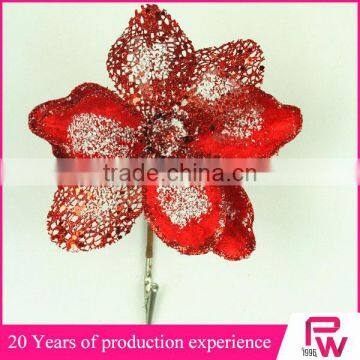 christmas decorations made in china glitter twigs christmas flowers for christmas market