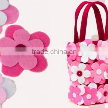 2017 alibaba china suppliers cheaper OEM available eco handmade of flower candy bag tote bag for celebrating