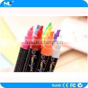 Colorful and Smooth Nib Fluorescent Marker Pen / Erasable Marker Pen for LED Writing Board photo-3