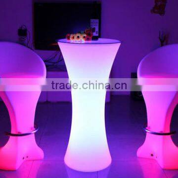 Wholesale modern fashion glowing LED bar stool with 16 colors change by remote control