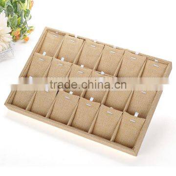 2015 China Supplier Wholesale Custom Linen Wooden Jewelry Packing Box photo-2