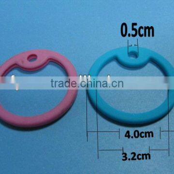 custom 4cm*4cm silicone dog tag