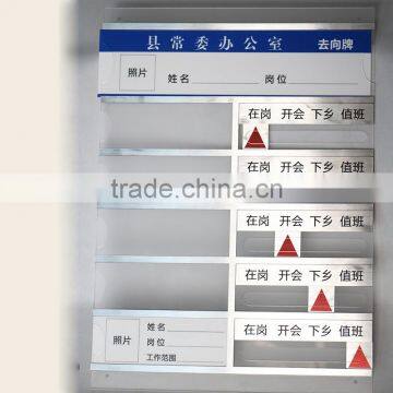 Custom Acrylic Wall Sign Holder Silk Screen photo-5