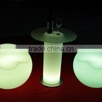 Rental Wholesale Plastic Furniture Led Cocktail Table photo-4