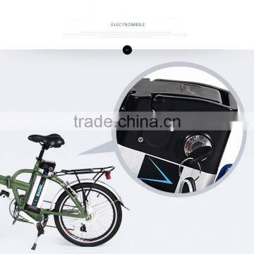 20 Inch 250w Electric Folding Bike 6061 Aluminum Alloy Electric Bikes photo-5