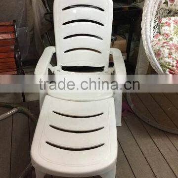 Hemlock Wood Chair PP Plastic Chair Beach Chair For Swimming Pool And Outdoor