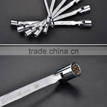 Double Socket Wrench Chrome Vandium Steel Spanner Wrench Tool