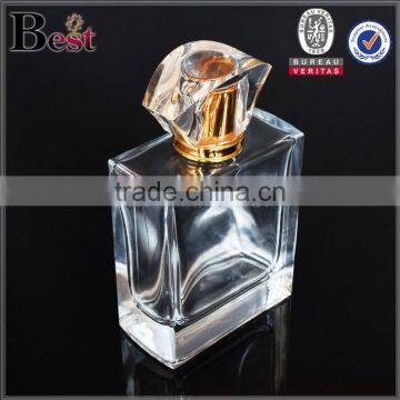 90ml 100ml Square Fancy Spray Bottle High Quality Glass Perfume Bottle Wholesale Perfume Fancy Spray Bottle photo-2