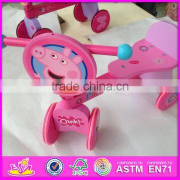 2015 Christmas Gift Kids Ride on Car Wholesale,Lovely Children Wooden Ride on Toy Car,Cute Wooden Baby Tricycle Car Toy W16A010 photo-5