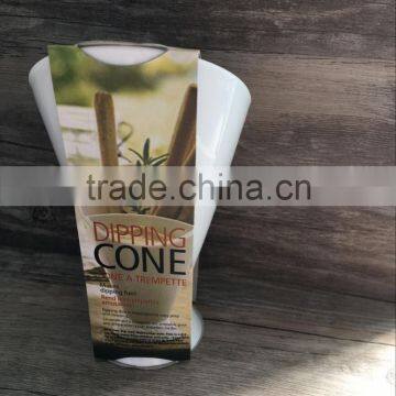 2017 Amazon Best Selling 2 in 1 French Fry Dipping Cone