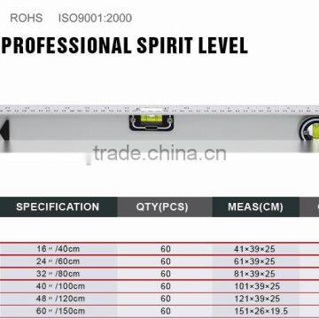 6" Plastic Spirit Level 3 Vials Adjustable Aluminum Level High Quality Level photo-2