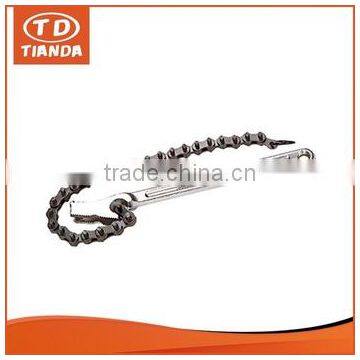 AMERICAN AND EUROPEAN STYLE CRV HEAVY DUTY DROP FORGED CHAIN PIPE WRENCH photo-3