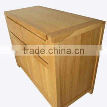 2 doors 2 drawer solid wood shoes cabinet
