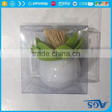 Promotional Lotus Design Plastic Toothpick Holder photo-6