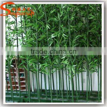 2015 China Factory Wholesales Plastic Fake Artificial Lucky Garden Bamboo Fence Branches Leaves photo-5
