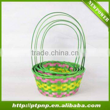 Cute Natural bamboo hanging basket