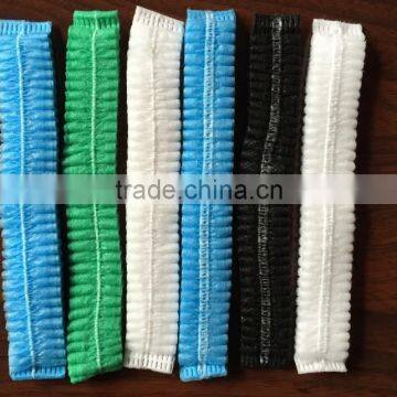 disposable double elastic non-woven bouffant caps