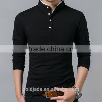 Wholesale Fashion Long Sleeve Polo T Shirt for Men photo-4