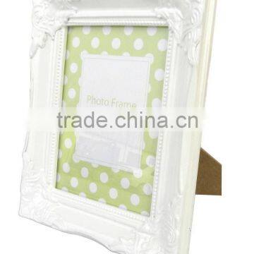 White Lacquered MDF Photo Frames Wood for Wall Decoration