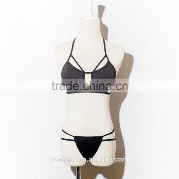 summer new hot sexy tape two-piece girl bikini set