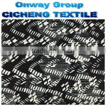 Shaoxing Cicheng Textile 100%rayon Printed Viscose Rayon Crepe Fabric photo-2