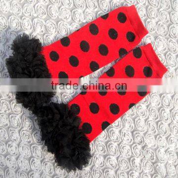 Wholesale Stylish Warm Socks Baby Leg Warmers With Chffion Ruffles photo-3