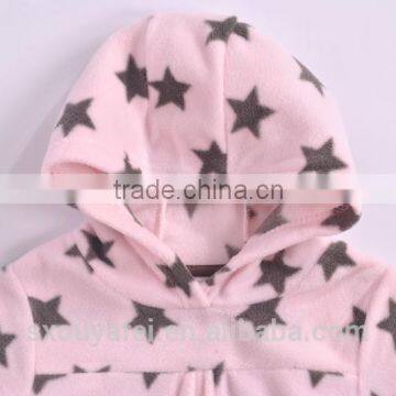 Kids Stock Cloth Polar Fleece Cloth Happy Baby Clothing Stock Apparel Hoody Soft Touch Girls Coat Kids Ready Made Garment photo-4