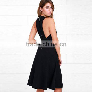 Maxnegio Sexy Women Party Wear Deep v Neck Casual Dress photo-6