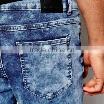 Fashion Pantlones Plain Best Selling Good Quality Slim Jeans photo-3