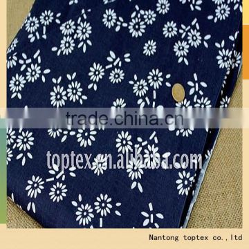 100% cotton print blue cailco fabric for shirt