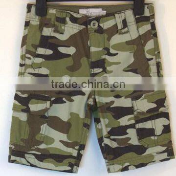 summer camo cargo bermuda shorts for boys