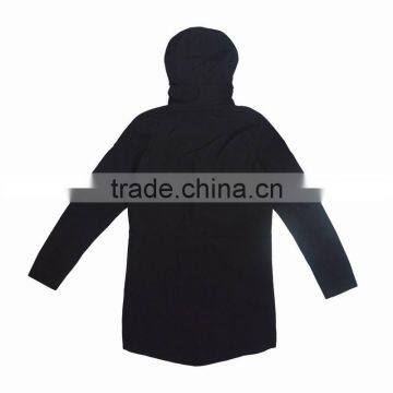 2017 New Arrival Simple Black Parka Men Srping Wear Jacket photo-3